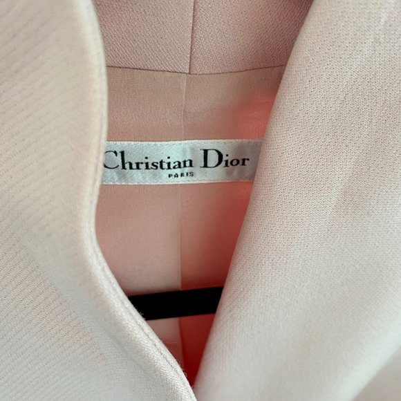 NWT NEW Christian Dior Button Down Pink Dress / Vest Size 40 - Picture 5 of 7